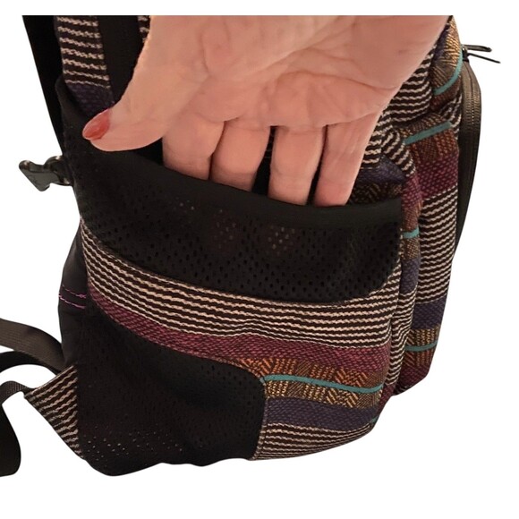 DAKINE Campus Backpack 6 Double Zippers Colorful Striped, Hike, Camp, School - Picture 5 of 11